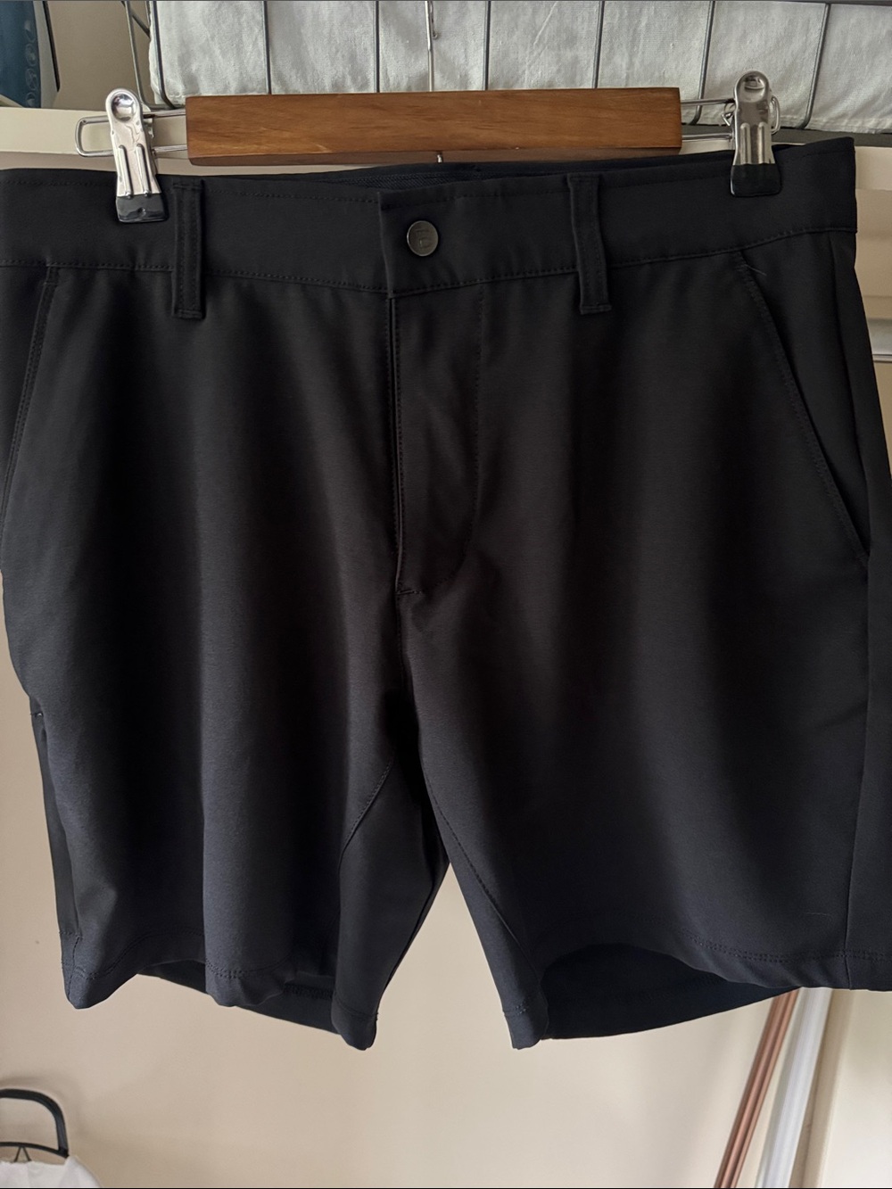 Men's Black Performance Shorts